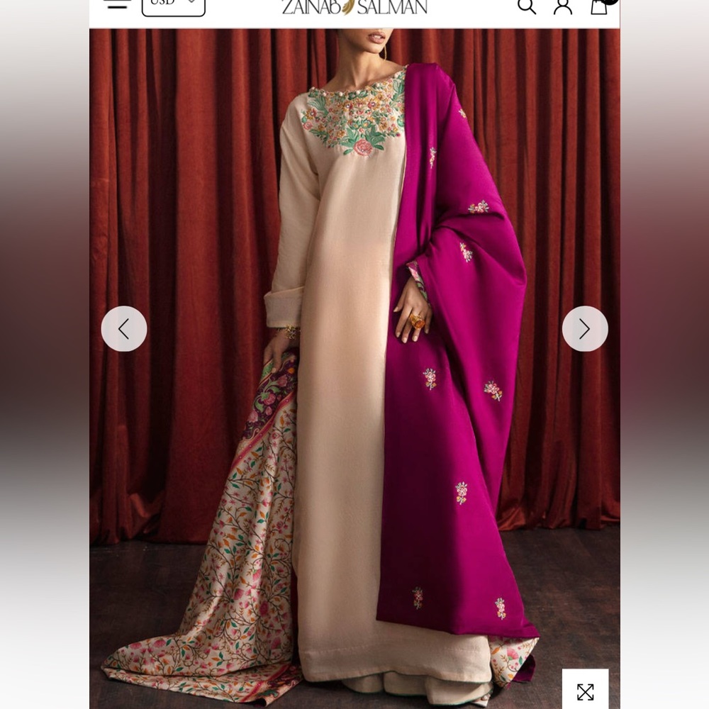 Zainab salman silk outfit